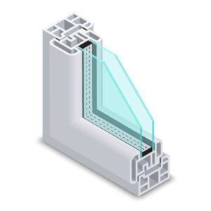 Perfil de pvc para ventanas y puertas