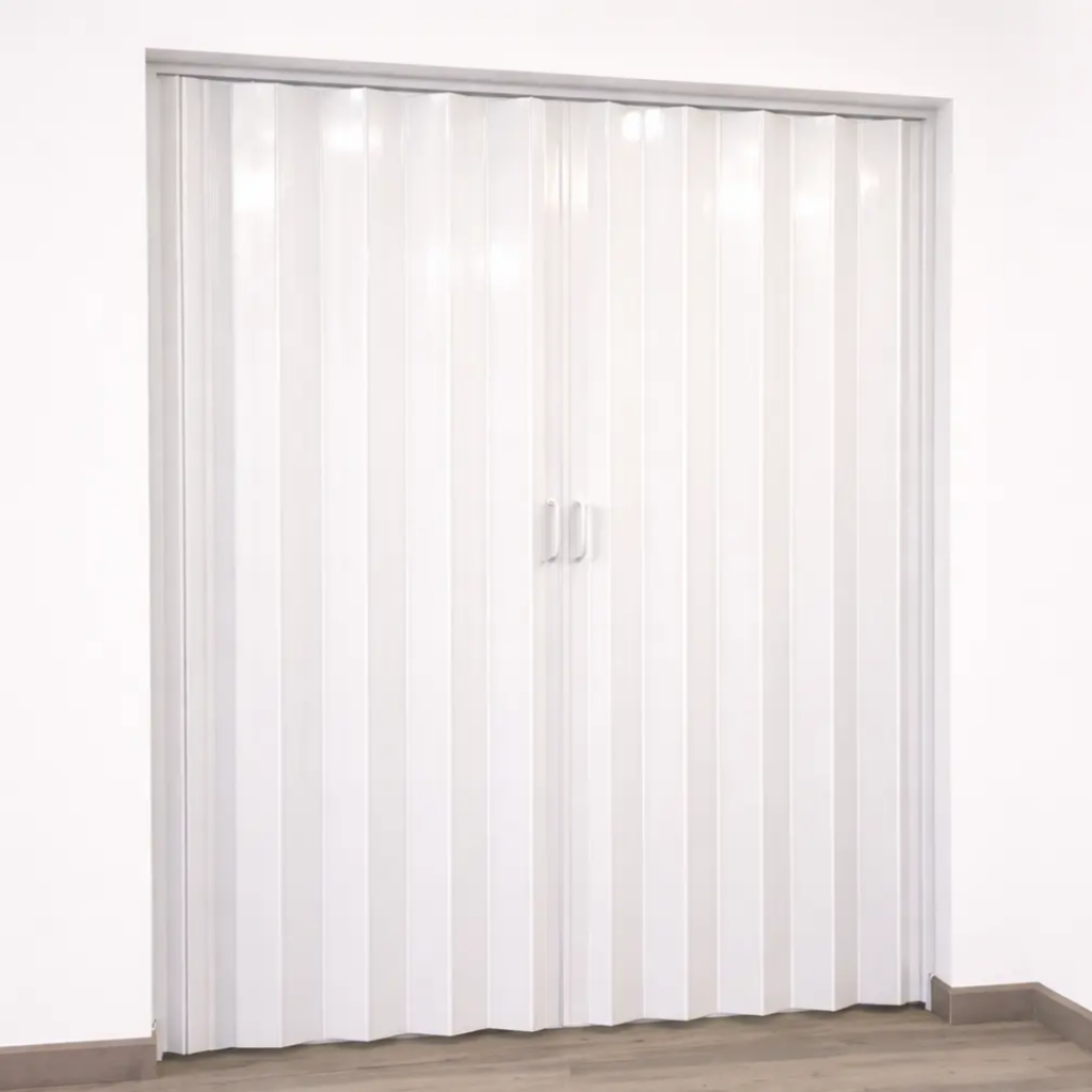 puerta plegadiza y plegable de PVC
